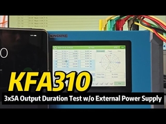 KFA310: اختبار مدة الخروج 3x5A بدون مصدر طاقة خارجي