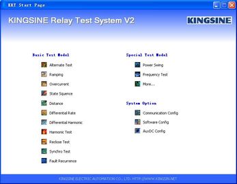مرنة دعم KRT ترحيل اختبار البرمجيات IEC61850 ، IEC60044