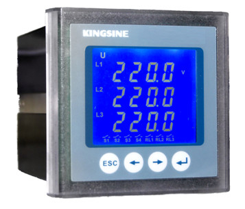 RS485 PMC72S متعدد الوظائف الرقمية متر ثلاث مراحل ISO9001 المعتمدة
